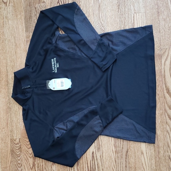 (L) NWT Sunice Silver X-Static Flow-Dry Moisture Wicking Performance Wear Golf - Picture 1 of 17